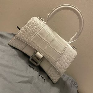 SOLD balenciaga hour glass bag